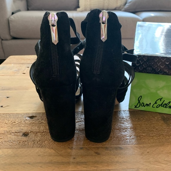 Sam Edelman Yarina Black Block Sandal - Picture 4 of 8